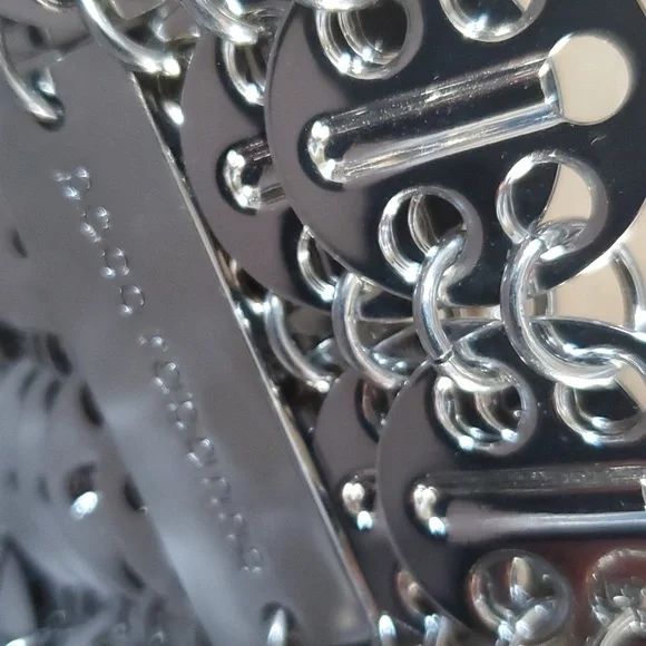 Iconic NWT Paco Rabanne Rhinestone 1969 Nano Bag - Picture 8 of 13